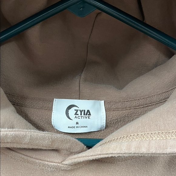 Zyia Active Tan Hoodie for Women - Picture 2 of 2